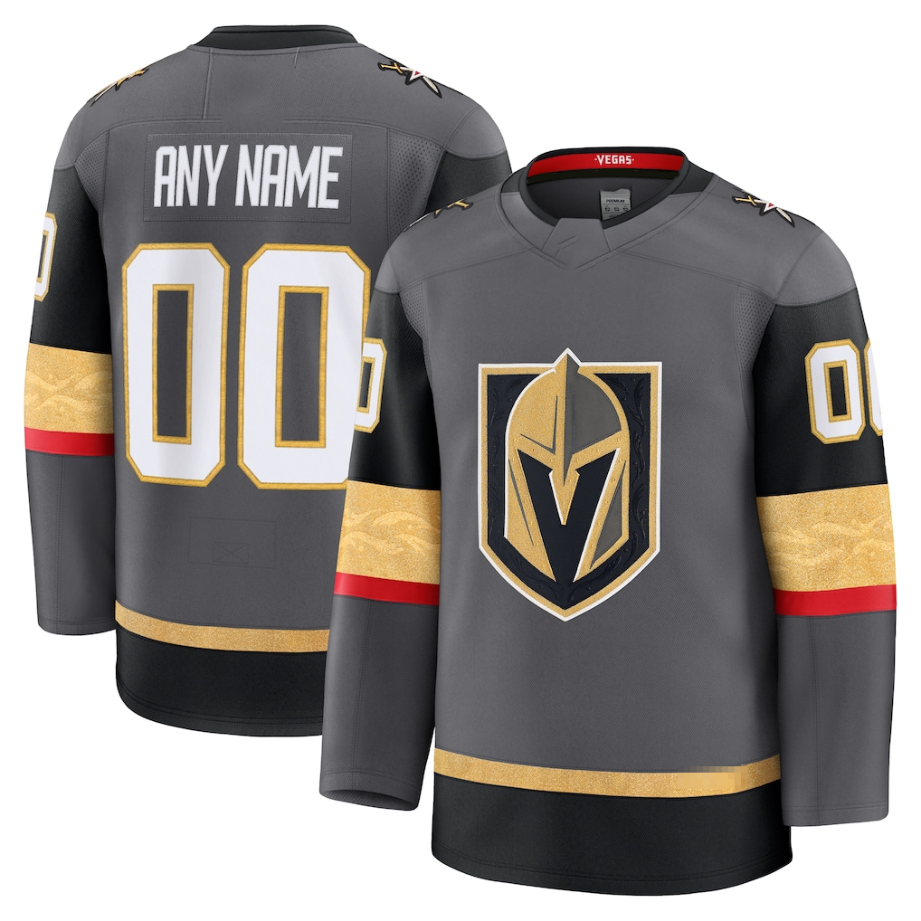 Rebec Custom VG.Knights Gray Alternate Premium Jerseys