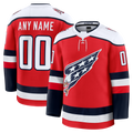Rebec Custom W.Capitals Red Alternate Premium Jerseys