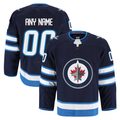 Rebec Custom W.Jets Navy Home Authentic Pro Jerseys