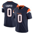 Rebec D.Broncos #0 Jonathon Cooper Player Navy Limited Vapor F.U.S.E. Home Game Stitched Jerseys