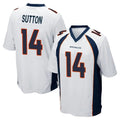 Rebec D.Broncos #14 Courtland Sutton Player White Game Stitched Jerseys