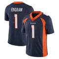 Rebec D.Broncos #1 Evan Engram Player Navy Vapor Untouchable Limited Game Stitched Jerseys