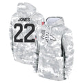 Rebec D.Broncos #22 Brandon Jones Player Arctic Camo Salute to Service Hoodies Limited Game Stitched Jerseys