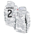 Rebec D.Broncos #2 Pat Surtain II Player Arctic Camo Salute to Service Hoodies Limited Game Stitched Jerseys