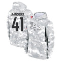 Newshops D.Broncos #41 Drew Sanders Player Arctic Camo Salute to Service Hoodies Limited Game Stitched Jerseys