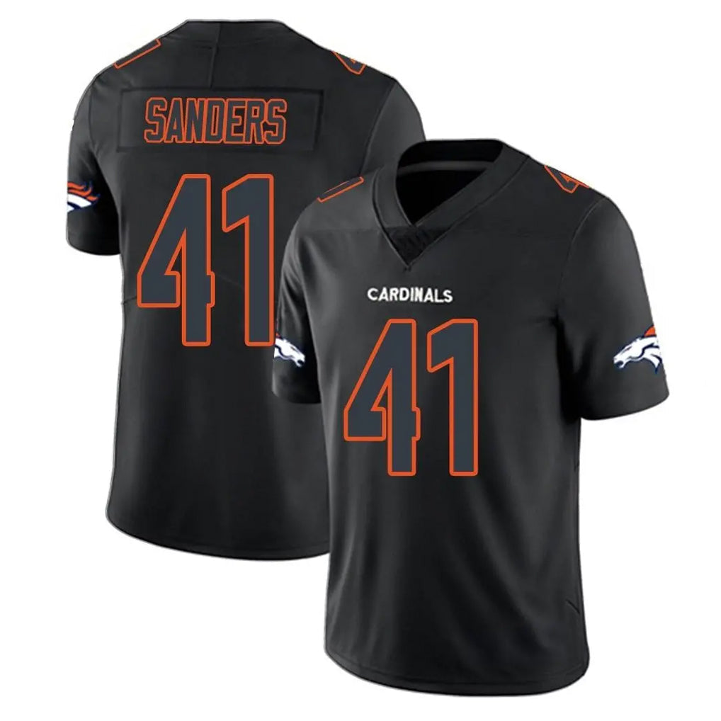 Newshops D.Broncos #41 Drew Sanders Player Black Impact Limited Game Stitched Jerseys
