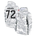Rebec D.Broncos #72 Garett Bolles Player Arctic Camo Salute to Service Hoodies Limited Game Stitched Jerseys