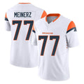 Rebec D.Broncos #77 Quinn Meinerz Player White Limited Vapor F.U.S.E. Home Game Stitched Jerseys