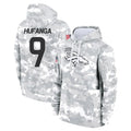 Rebec D.Broncos #9 Talanoa Hufanga Player Arctic Camo Salute to Service Hoodies Limited Game Stitched Jerseys