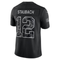 Rebec  D.Cowboys Roger #12 Staubach Black 2026 Salute to Service Retired Player Stitched Limited Jersey
