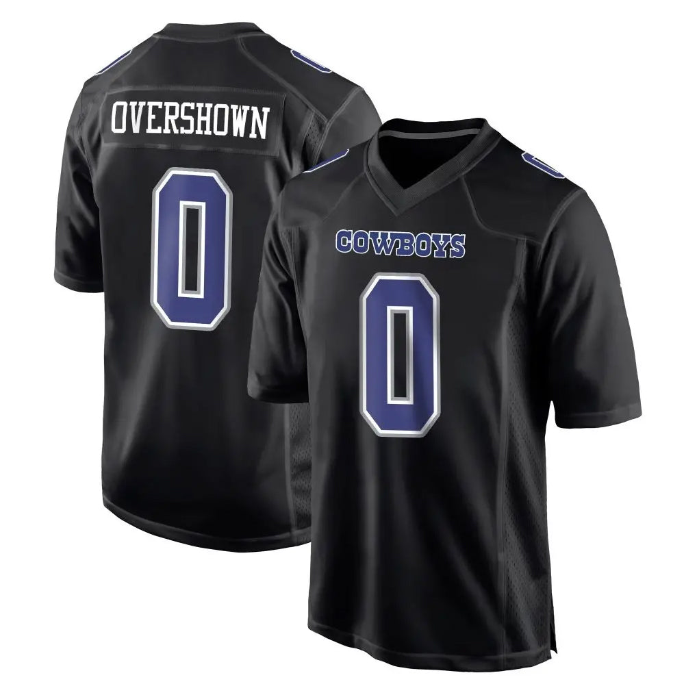 Rebec D.Cowboys #0 DeMarvion Overshown Player Carbon Black Fashion Home Game Stitched Jerseys