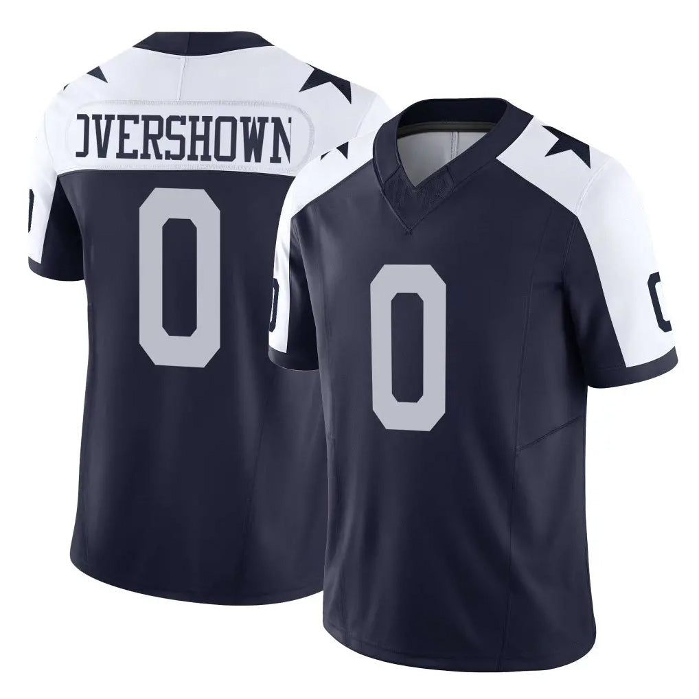 Rebec D.Cowboys #0 DeMarvion Overshown Player Navy-White Limited Alternate Vapor F.U.S.E. Home Game Stitched Jerseys