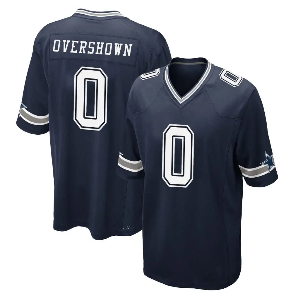 Rebec D.Cowboys #0 DeMarvion Overshown Player Navy Home Game Stitched Jerseys