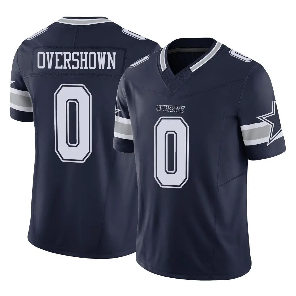 Rebec D.Cowboys #0 DeMarvion Overshown Player Navy Limited Vapor F.U.S.E. Home Game Stitched Jerseys