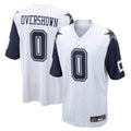 Rebec D.Cowboys #0 DeMarvion Overshown Player White-Navy Home Game Stitched Jerseys