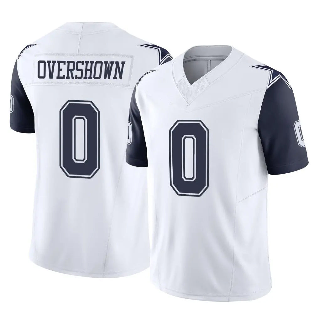 Rebec D.Cowboys #0 DeMarvion Overshown Player White-Navy Limited Vapor F.U.S.E. Home Game Stitched Jerseys