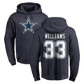 Rebec D.Cowboys #33 Javonte Williams Player Navy Pullover Hoodies Limited Stitched Jerseys