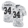 Rebec D.Cowboys #34 Jalen Thompson Player Arctic Camo Salute to Service Limited Home Game Stitched Jerseys