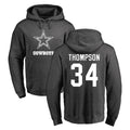 Rebec D.Cowboys #34 Jalen Thompson Player Ash One Color Pullover Hoodie Limited Stitched Jerseys