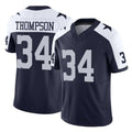 Rebec D.Cowboys #34 Jalen Thompson Player Navy-White Limited Alternate Vapor F.U.S.E. Home Game Stitched Jerseys