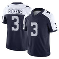 Rebec D.Cowboys #3 George Pickens Player Navy-White Limited Alternate Vapor F.U.S.E. Home Game Stitched Jerseys