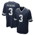 Rebec D.Cowboys #3 George Pickens Player Navy Home Game Stitched Jerseys