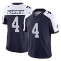 Rebec D.Cowboys #4 Dak Prescott Player Navy-White Limited Alternate Vapor F.U.S.E. Home Game Stitched Jerseys