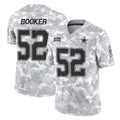 Rebec D.Cowboys #52 Tyler Booker Player Arctic Camo Salute to Service Limited Home Game Stitched Jerseys