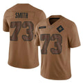 Rebec D.Cowboys #73 Tyler Smith Player Brown Salute to Service Limited Home Game Stitched Jerseys
