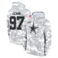 Rebec D.Cowboys #97 Kenny Clark Player Arctic Camo Salute to Service Hoodies Limited Game Stitched Jerseys