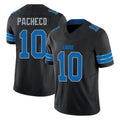 Rebec D.Lions #10 Isiah Pacheco Player Black Alternate Vapor F.U.S.E. Limited Home Game Stitched Jerseys