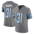 Rebec D.Lions #31 Kerby Joseph Player Gray Vapor Untouchable Limited Home Game Stitched Jerseys