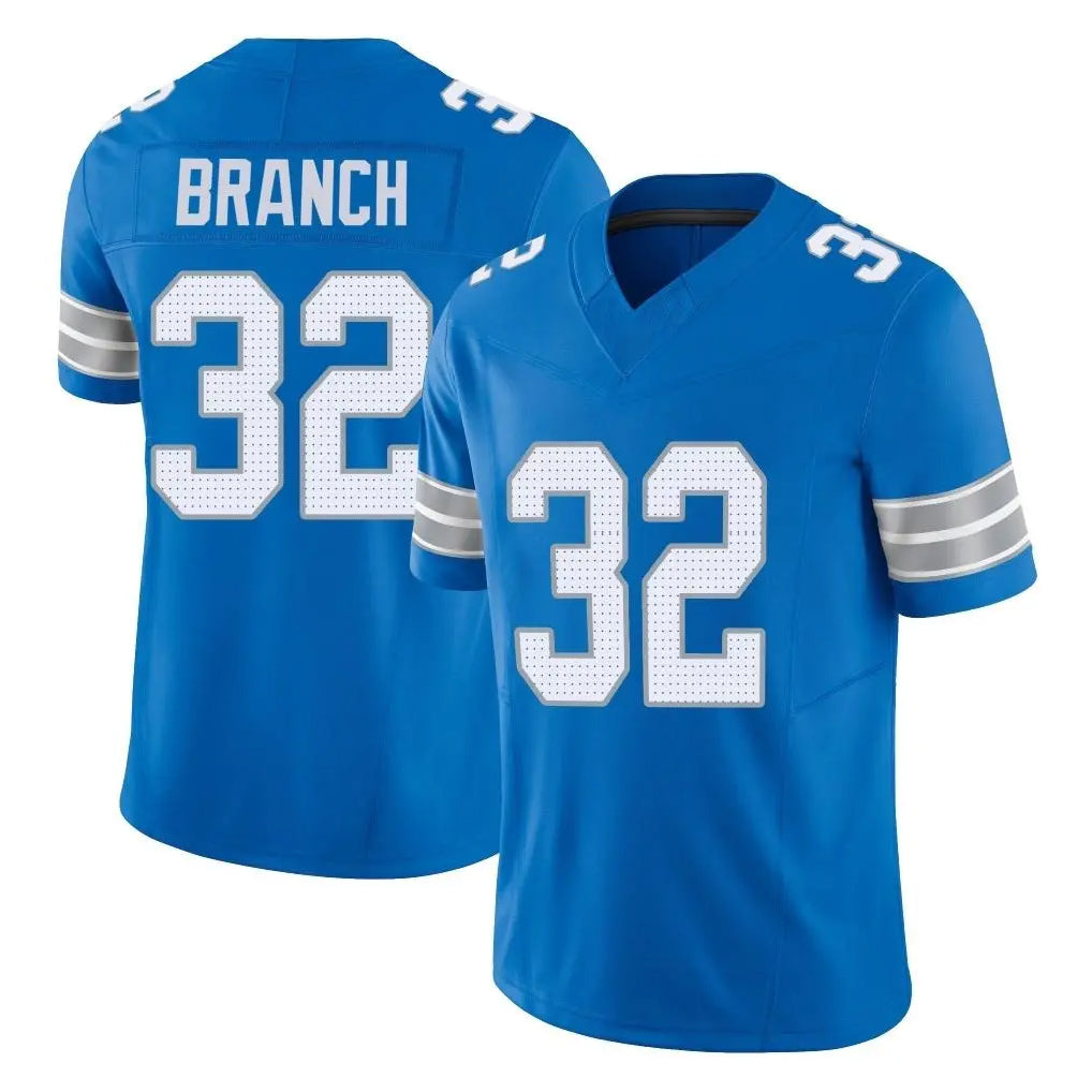 Rebec D.Lions #32 Brian Branch Player Blue Limited Throwback Vapor Untouchable Stitched Jerseys