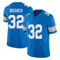 Rebec D.Lions #32 Brian Branch Player Blue Limited Throwback Vapor Untouchable Stitched Jerseys