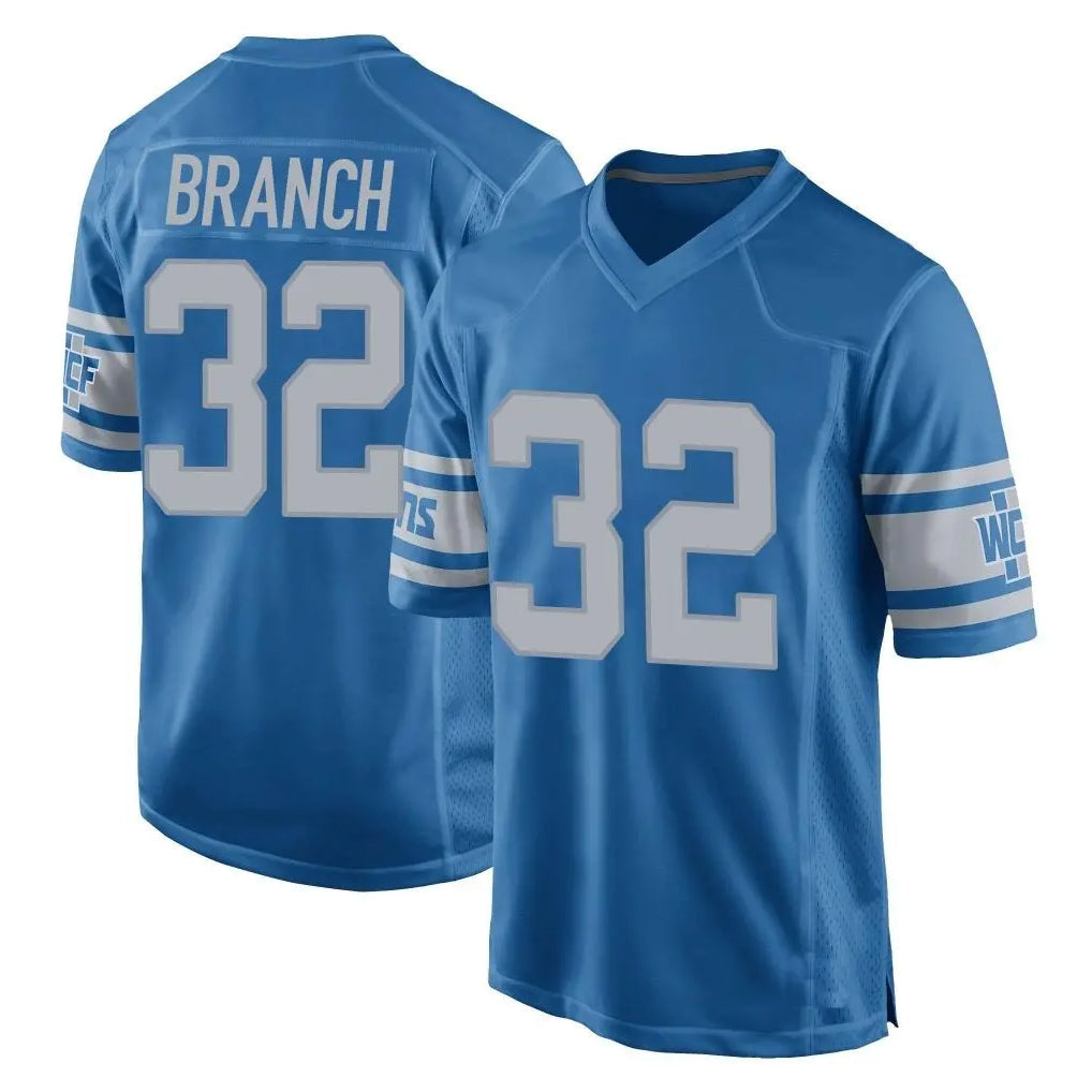 Rebec D.Lions #32 Brian Branch Player Blue Vapor Untouchable Throwback Game Stitched Jerseys