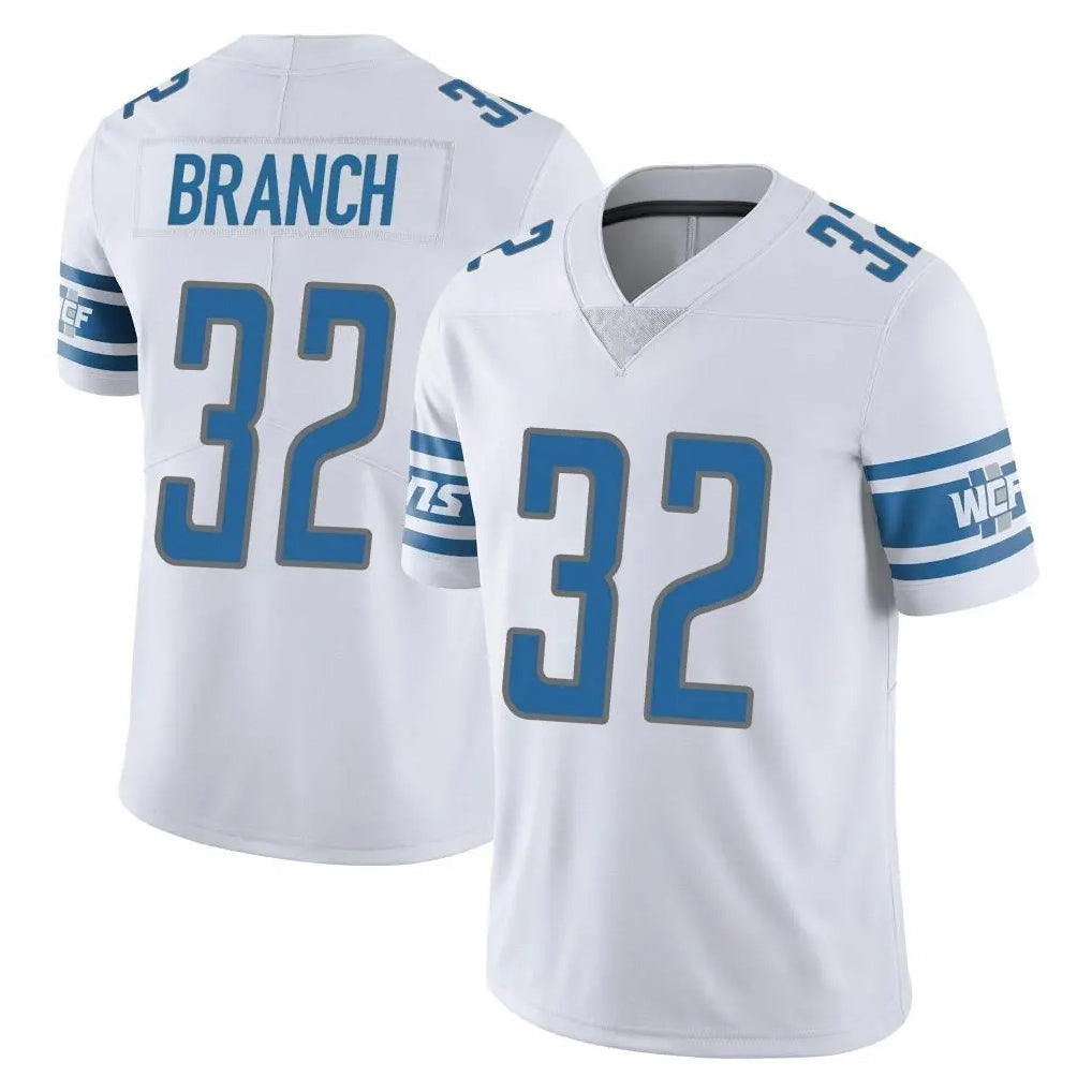 Rebec D.Lions #32 Brian Branch Player White Limited Vapor Untouchable Home Game Stitched Jerseys