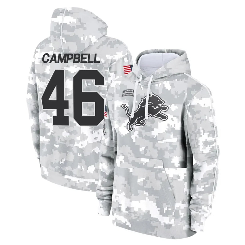 Rebec D.Lions #46 Jack Campbell Player Arctic Camo Salute to Service Hoodies Limited Game Stitched Jerseys