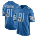Rebec D.Lions #91 Tyleik Williams Player Blue Alternate Home Game Stitched Jerseys