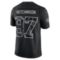 Rebec  D.Lions #97 Aidan Hutchinson Black 2026 Salute to Service Stitched Limited Jersey