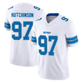 Rebec D.Lions #97 Aidan Hutchinson Player White Limited Vapor F.U.S.E. Alternate Home Game Stitched Jerseys