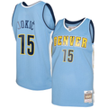 Rebec D.Nuggets #15 Nikola Jokic Mitchell & Ness Light Blue 201617 Swingman Jerseys