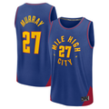 Rebec D.Nuggets #27 Jamal Murray Blue Fast Break Replica Player Jerseys - Statement Edition