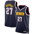 Rebec D.Nuggets #27 Jamal Murray Navy Swingman Jerseys - Icon Edition