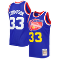 Rebec D.Nuggets #33 Thompson Navy Fast Break Replica Player Jerseys - Icon Edition