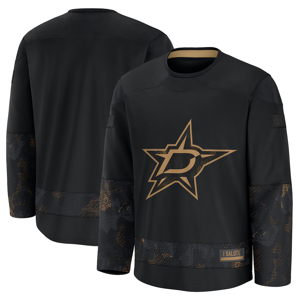 Rebec D.Stars Black 2024 Military Appreciation Practice Jerseys