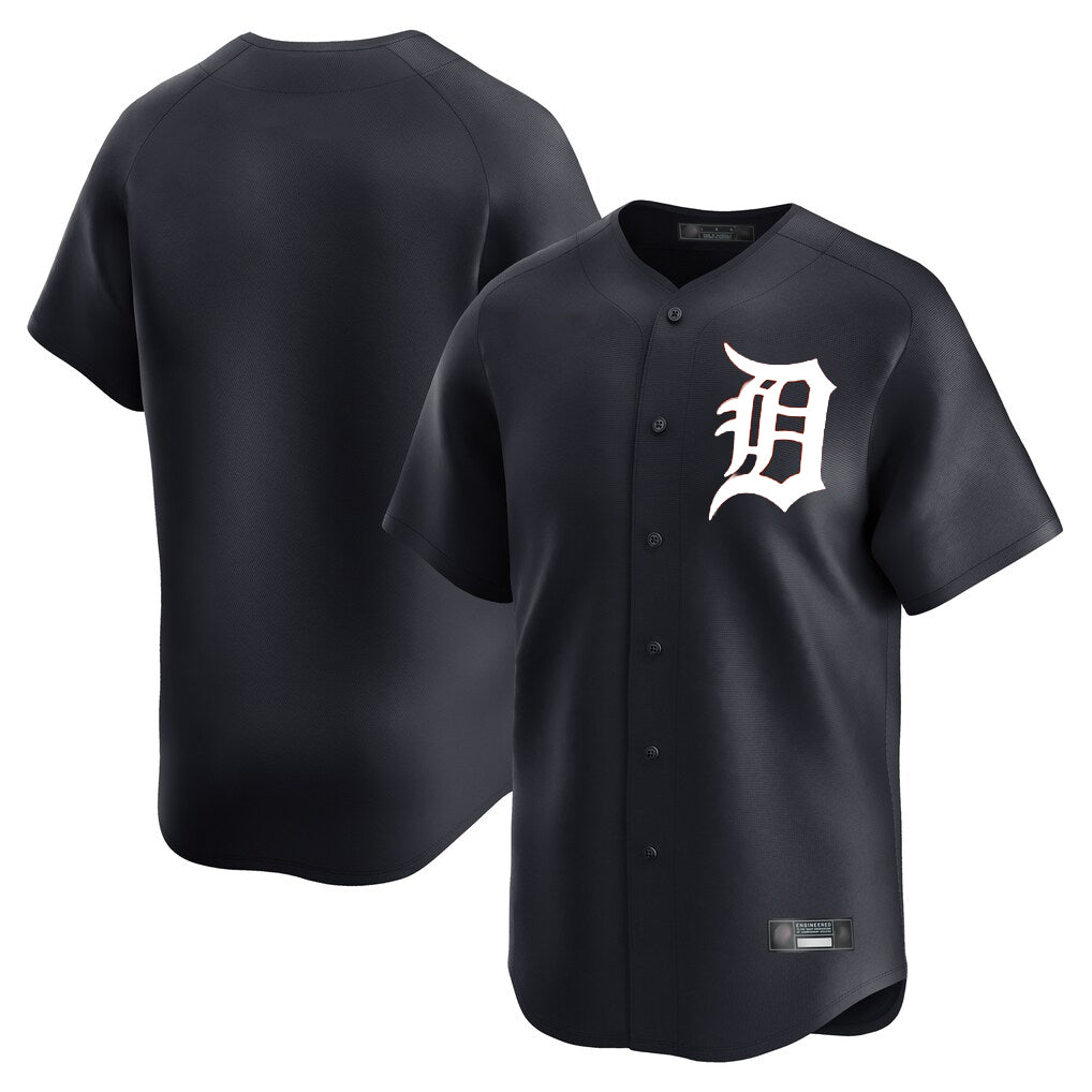 Rebec D.Tigers Navy Limited Home Game Blank Player Stitched Jerseys