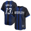 Rebec D.Tigers #13 Dillon Dingler Player Navy City Connect Home Limited Stitched Jerseys