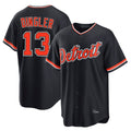 Rebec D.Tigers #13 Dillon Dingler Player Navy Home Game Stitched Jerseys