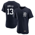 Rebec D.Tigers #13 Dillon Dingler Player Navy Limited Elite Home Stitched Jerseys