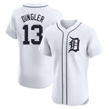 Rebec D.Tigers #13 Dillon Dingler Player White Limited Elite Home Stitched Jerseys